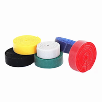 Attaches-câbles auto-adhésives double face écologiques, plusieurs tailles, colorées, auto-agrippantes pour le regroupement des fils