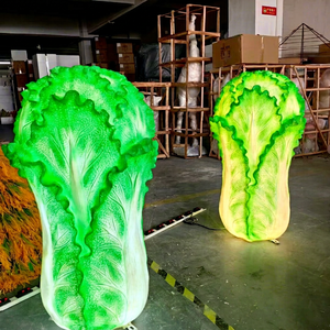 Esculturas Luminosas de Fibra de Vidrio Harvest Produce para Parques Temáticos, Mercados, Centros Comerciales y Decoraciones para Festivales al Aire Libre - Product Image 1