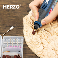 HERZO Mini outil rotatif multi-usage USB 4V Mini perceuse meuleuse rotative sans fil