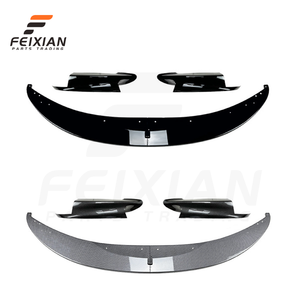 Pour <span class=keywords><strong>BMW</strong></span> Série <span class=keywords><strong>3</strong></span> M3 E90 E91 E92 E93 2007 2013 Kit de fusées d'aile de lèvre de séparateur avant - Product Image 2