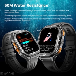 Nuevo Reloj Inteligente Resistente X5 con GPS, Monitorización de Frecuencia Cardíaca de Alta Precisión, Resistencia al Agua 5ATM y Más de 100 Modos Deportivos, Llamada SOS - Product Image 4
