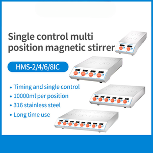 Agitador Magnético de Laboratorio Veidt Lab de 4 Posiciones, Mezclador Multiposición Sin Calentamiento, SS316, OEM Personalizable, Control de Velocidad con Precisión del 0.1% - Product Image 5