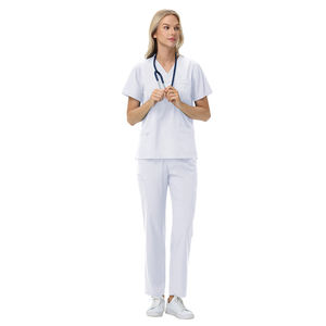 पुनः प्रयोज्य नर्सें स्क्रब थोक क्रम निजी डिजाइन नर्सिंग स्क्रैब निर्माता चिकित्सक चिकित्सा कर्मियों के वर्दी विक्रेता काम करते हैं - Product Image 5