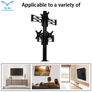 Màn Hình Máy Tính Xách Tay Arm Dual Bàn Núi 4 Màn Hình Hỗ Trợ Đa Màn Hình Vesa 75*75/100*100 Mét Đứng Máy Tính Lcd Chủ - Product Image 6