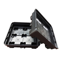 PP et fibre d'argile matériau auto-arrosage conception toit vert système de jardin étanche toit vert plateau modulaire