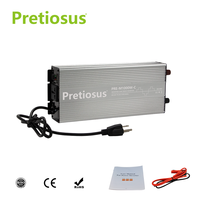 Convertisseur de puissance hors réseau Pretiosus Inverter, vente flash, onduleur à onde sinusoïdale modifiée 1000W, UPS DC12V 24V vers AC220V