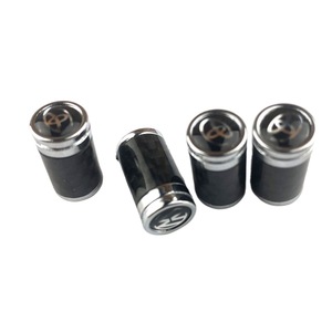 Aluminum Valve <b>Cap</b> Set Of 4 Universal Tire Valve <b>Stem</b> <b>Caps</b> For Car Replacement Repair - Product Image 4