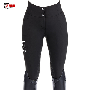 Cargo Pockets Breeches High Quality Riding <strong>Pants</strong> Silicon Grip Riding Jodhpurs Equestrian Breeches