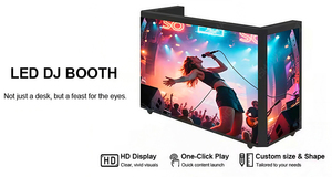 Écran LED DJ portable pliable GOB avec flight case anti-choc, approvisionnement mondial pour événements, locations et bars - Product Image 4