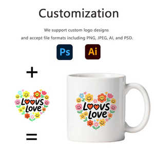 Khuyến mại Tùy chỉnh gốm <span class=keywords><strong>Mug</strong></span> màu trắng tinh khiết với 12oz Công suất Hot thăng hoa công nghệ in ấn cộng với logo Quà Tặng - Product Image 3