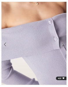 2025 <span class=keywords><strong>abito</strong></span> maglione a spalla <span class=keywords><strong>lunga</strong></span> <span class=keywords><strong>manica</strong></span> monopetto <span class=keywords><strong>con</strong></span> bottone Slim Fit per donna - Product Image 4