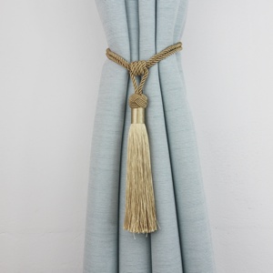 Nouvelle tendance : Attache de <span class=keywords><strong>rideau</strong></span> magnétique de style simple avec cordon à pompon <span class=keywords><strong>pour</strong></span> accessoires de rideaux de fenêtre domestiques - Product Image 4