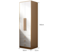 Kloset putih lemari kamar tidur lemari disesuaikan Modern kamar tidur furnitur dibuat di Cina