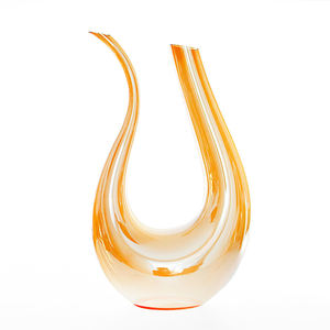 Carafe à vin en verre cristal sans plomb soufflé à la main <span class=keywords><strong>100</strong></span>% Carafe à vin rouge avec emballage de luxe Accessoire aérateur de vin - Product Image 1