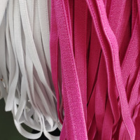 Sangle élastique étroite épaisse et durable 5mm/10mm pour sacs lacets bande élastique étroite
