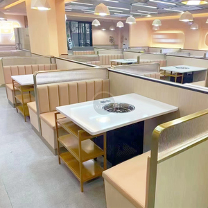 Nuovo Set Tavolo e Sedie per <span class=keywords><strong>Ristorante</strong></span>, Tavolo in Marmo per Esterni, Sedie Commerciali per Hotel in Compensato - Product Image 3