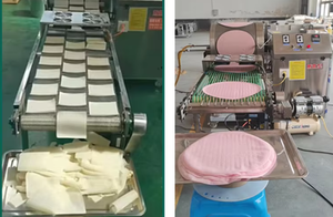 304 Stainless Steel Motor Samosa Sheet Ethiopia Injera Making Dosa Roti Lumpia Wrapper Tortilla <b>Maker</b> Spring Roll <b>Machine</b> 20 - Product Image 5