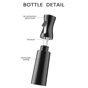 Bouteilles de pulvérisation à brume continue en PET personnalisables de 200 ml/300 ml, brume fine 8s pour les applications de beauté et domestiques - Product Image 5