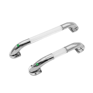 Poignée de porte d'entrée RV <span class=keywords><strong>ADDX</strong></span> 12V 24V avec éclairage LED blanc, barre d'assistance éclairée, espacement de 600 mm, pour camping-car, caravane, marine/yacht, en aluminium - Product Image 4