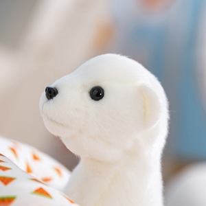 Peluche de Zorro Blanco Navideño en Oferta, <span class=keywords><strong>Animal</strong></span> de Peluche de Invierno para Decoración Navideña - Product Image 5