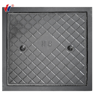 Couvercle de regard <span class=keywords><strong>en</strong></span> <span class=keywords><strong>fonte</strong></span> <span class=keywords><strong>ductile</strong></span> EN124 <span class=keywords><strong>D400</strong></span> carré pour le marché du Qatar, antivol et anti-fuite d'eau - Product Image 6