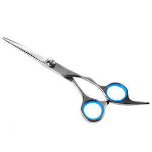 Ensemble de ciseaux de coiffure en acier inoxydable, ciseaux à effiler, ciseaux plats pour la coupe des franges, kit de cinq pièces - Product Image 3