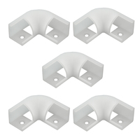 Accessoire de connecteur d'angle en plastique en forme de V 1616H à 90 degrés pour canal de profil en aluminium Led 16x16mm