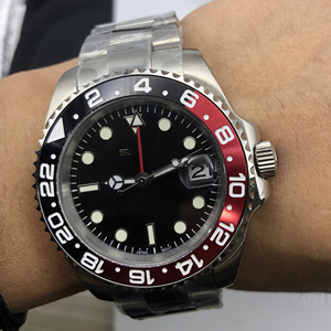 Montre-bracelet automatique pour homme avec cadran lumineux, verre saphir, mouvement NH34, montre mécanique décontractée et tendance - Product Image 1
