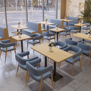 โต๊ะไม้สำหรับร้านอาหารตะวันตกเฟอร์นิเจอร์กระติกน้ำร้อนทำจากไม้สำหรับโรงแรม<span class=keywords><strong>ร้าน</strong></span>กาแฟ<span class=keywords><strong>ร้าน</strong></span>น้ำชานม - Product Image 4