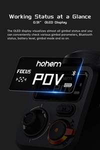 <span class=keywords><strong>Stabilisateur</strong></span> de cardan <span class=keywords><strong>Hohem</strong></span> iSteady M6 pour Smartphone Gimbal de téléphone portable à 3 axes Écran OLED intégré avec inception Motion Timelapse - Product Image 3