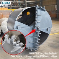 Godet de forage rotatif LIMTA |   Outils et tarières pour machines de pieutage |   Équipement de fondation robuste compatible avec Sany Bauer XCMG
