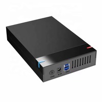 Case per Disco Rigido Esterno USB3.0 da 3,5 Pollici con Luci LED Bicolore