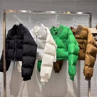 Streetwear de créateur nouvelle mode pour l'hiver veste bombardier de bord avec poches cargo manteau en duvet matelassé veste courte et bouffante avec logo personnalisé
