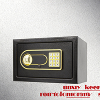 Coffre-fort mural Duotai SL-17 tout acier, 1,5 mm d'épaisseur, avec serrure à clé, pour pièces de monnaie, tirelire, W300xD230xD230, idéal pour bureau de direction