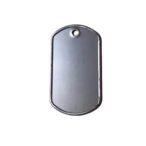 Supplier produce high quality cheap metal dog tags custom shape size blank dog tags with logo