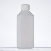 Bouteille carrée vide en PET de 300 ml pour boissons, conteneur en plastique pour jus, avec logo personnalisé, vente en gros