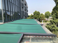 Auvent d'ombrage de véranda extérieur pare-soleil de toit en aluminium auvent rétractable motorisé auvent de véranda lucarne