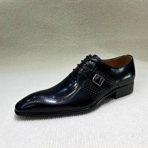 Customized loafers for casual and fashionable style. Trendy genuine leather men's <b>shoes</b> - Product Image 1