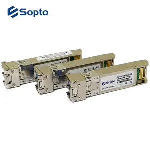 رائج البيع 1310nm 10Gbs الإرسال والاستقبال SFP + LR 10km 20km متوافق مع الماركات تبديل دوبلكس LC 10G SFP + وحدة بصرية