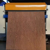 Machine à embosser le bois, machine à embosser le bois en MDF WPC personnalisée, texture de grain de bois