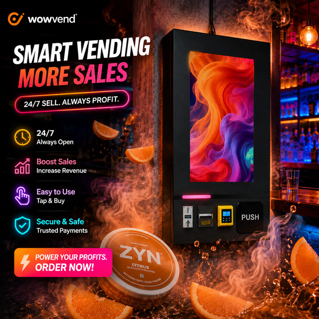 Party Clubs Small Vending Machine With Card Reader 32-Inch Touch Screen Smart Wall-mounted Mini Vending Machines