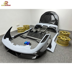 Nuevo Kit de Carrocería Estilo Speciale de Fibra de Carbono Brillante con Tejido Twill para 458 Italia Spider 2010-2015, Parachoques Delantero, Capó y Laterales - Product Image 2