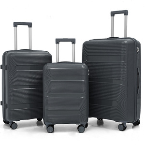 Maleta de Viaje Personalizada de PP Unisex con 4 Ruedas, Impermeable, Simple, Extra Grande, Estilo Retro, con <span class=keywords><strong>Cierre</strong></span> de Cremallera y Candado de Combinación - Product Image 2