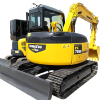Excavatrice Komatsu PC78US robuste, carrosserie renforcée, faible taux de défaillance, longue durée de vie