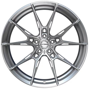 Jantes forgées monobloc en argent brossé 18 19 20 21 22 24 pouces 5x100/5x115/5x120/5x127 pour BMW M550i M3 M4 <span class=keywords><strong>Lexus</strong></span> LS500h LC500 - Product Image 4