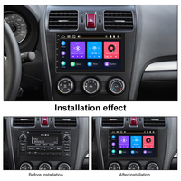 (Stock US) Autoradio Podofo Double Din avec Carplay & Android Auto, autoradio 2 Din, écran tactile 7'', récepteur BT FM + micro