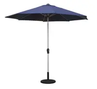 9 "قدم مظلة للأماكن المفتوحة للماء حديقة الشاطئ مطعم مظلة فناء الشمس المظلة الحديد مظلة