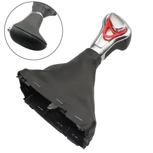 Mejore el <span class=keywords><strong>interior</strong></span> de su vehículo con un elegante pomo de palanca de cambios de cuero para A3 A4 A5 A6 <span class=keywords><strong>A7</strong></span> C6 Q7 Q5 - Product Image 6