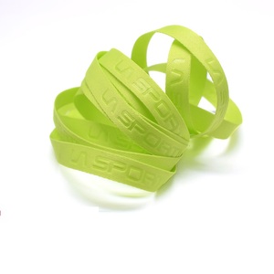 Hot bán tùy chỉnh xương cá băng rộng dập nổi logo mềm <span class=keywords><strong>Nylon</strong></span> băng đàn hồi cho T-Shirt hoodie cổ băng - Product Image 2