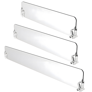 10 pièces par ensemble Hookei prix d'usine diviseur d'étagère en acrylique pour placard - Product Image 1